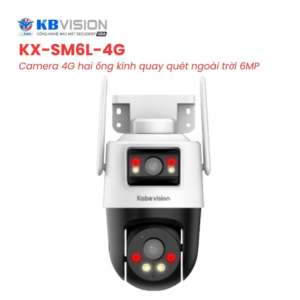 Camera 4G hai ống kính 6MP KBVISION KX-SM6L-4G