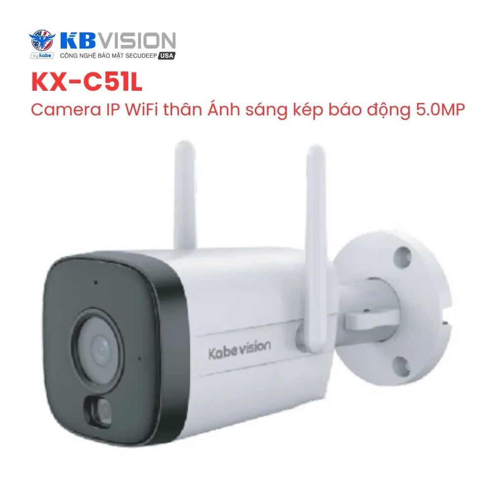 Camera IP WiFi Thân 5MP KBVISION KX-C51L